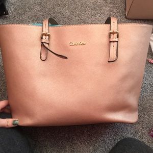 Coral Calvin Klein bag